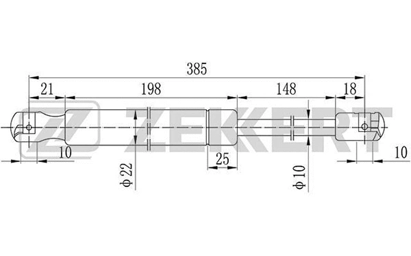 Gas Spring, boot/cargo area (GF-1707)