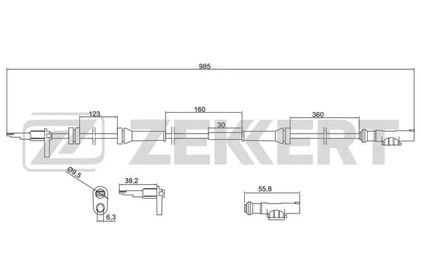 Sensor, wheel speed (SE-6177)