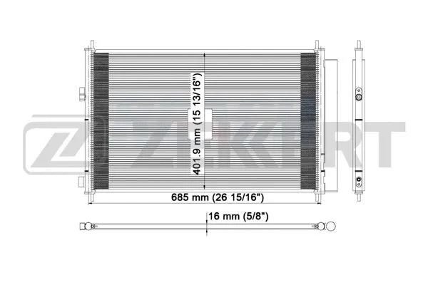 Condenser, air conditioning (MK-3152)