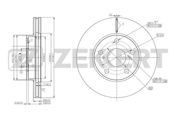 Brake Disc (BS-5801)