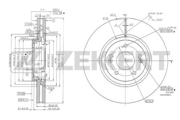 Brake Disc (BS-6009)