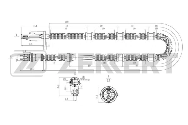 Sensor, wheel speed (SE-6226)