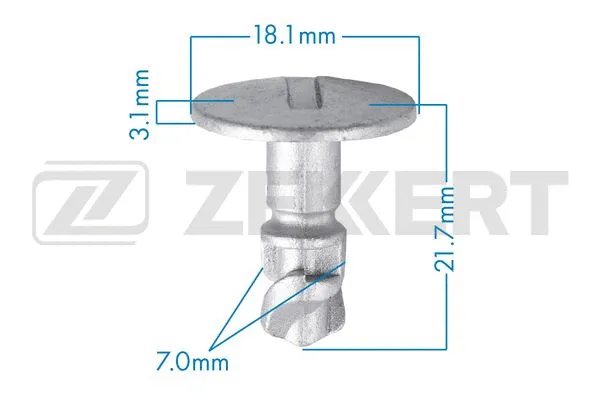 Clip, trim/protection strip (BE-3582)