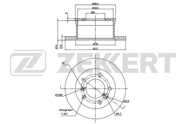 Brake Disc (BS-5054B)