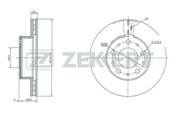 Brake Disc (BS-5152)