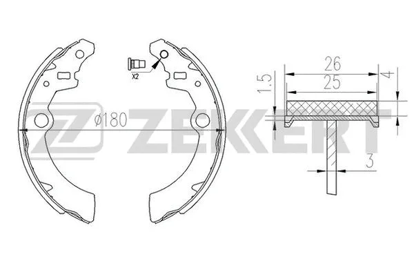 Brake Shoe Set