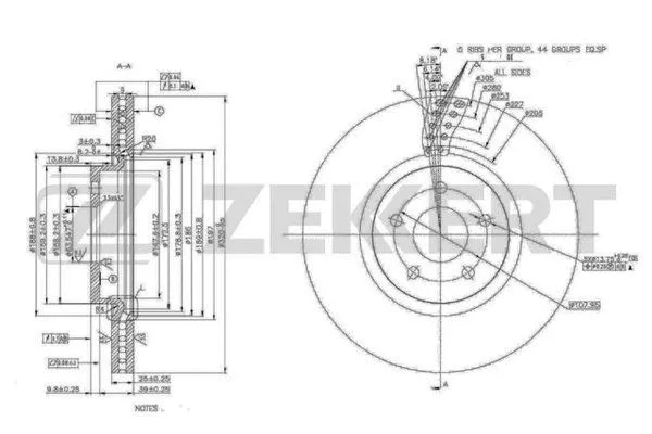 Brake Disc (BS-6005)
