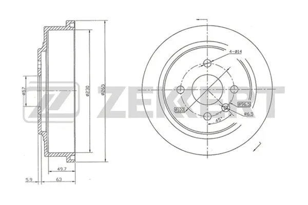 Brake Drum (BS-5529)
