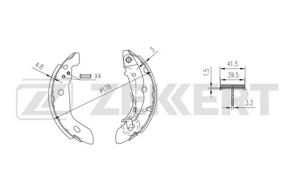 Brake Shoe Set