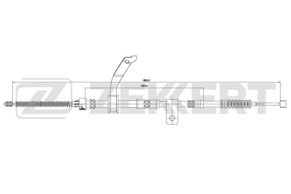 Cable Pull, parking brake (BZ-1190)