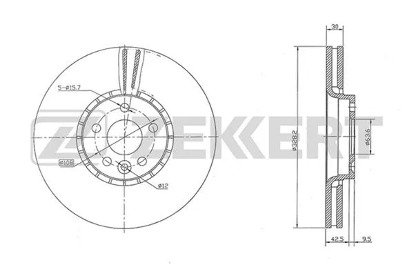 Brake Disc (BS-5832)