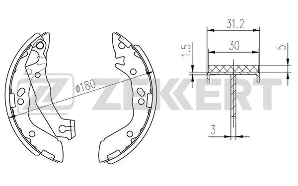 Brake Shoe Set