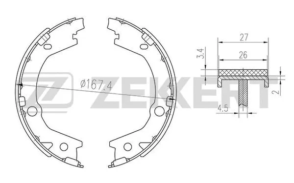 Brake Shoe Set