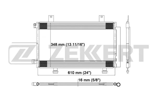 Condenser, air conditioning (MK-3173)