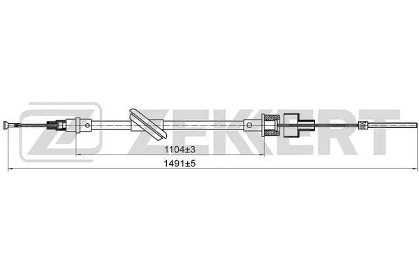 Cable Pull, clutch control (BZ-1092)