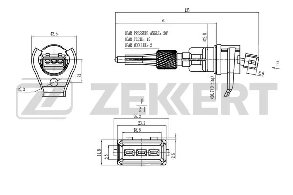 Sensor, speed (SE-8507)