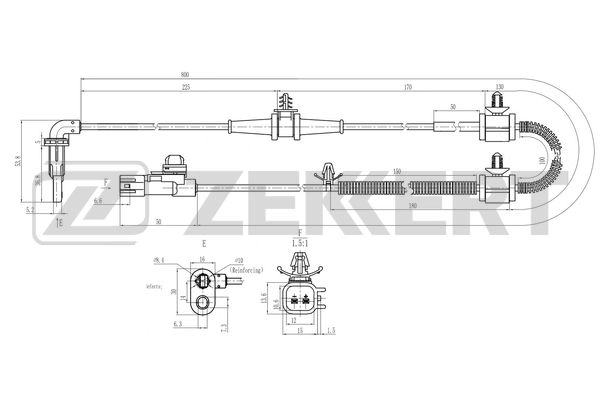Sensor, wheel speed (SE-6178)