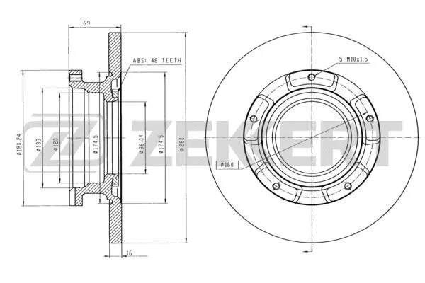 Brake Disc (BS-6278)