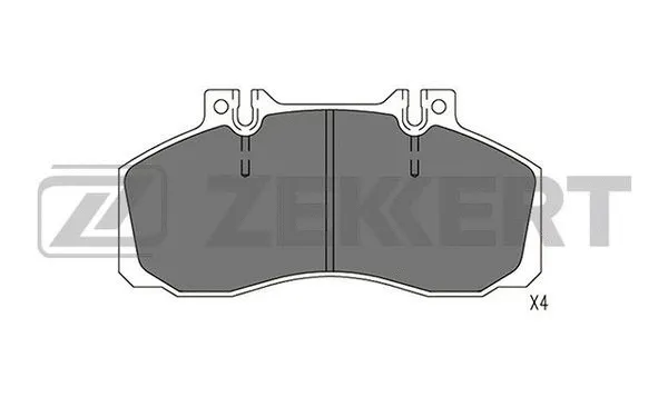 Brake Pad Set, disc brake (BS-2070)