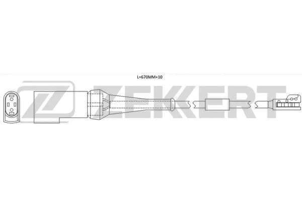 Warning Contact, brake pad wear (BS-8117)