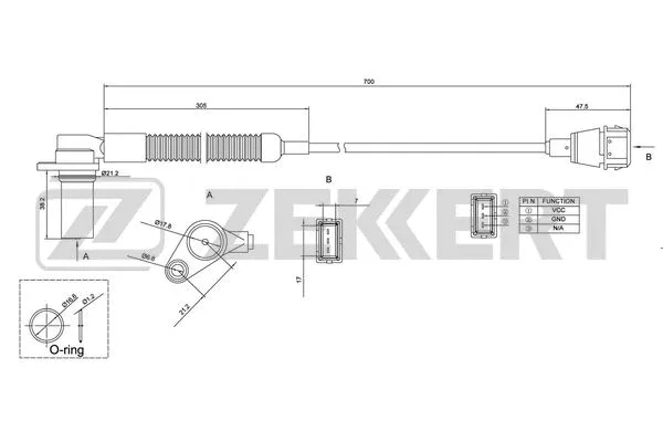 Sensor, crankshaft pulse (SE-4025)