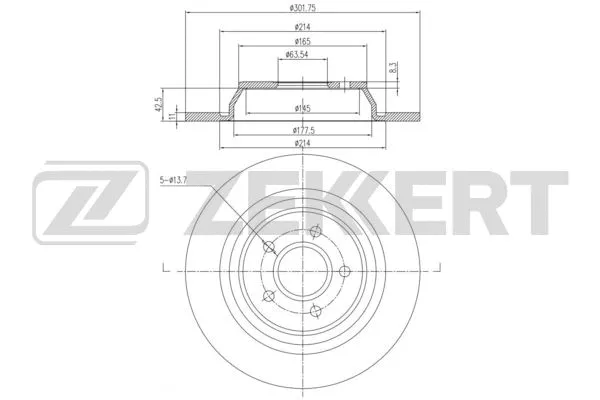 Brake Disc (BS-6341)