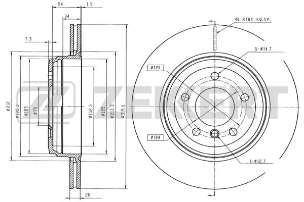 Brake Disc (BS-5935B)