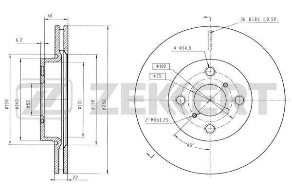 Brake Disc (BS-5507B)