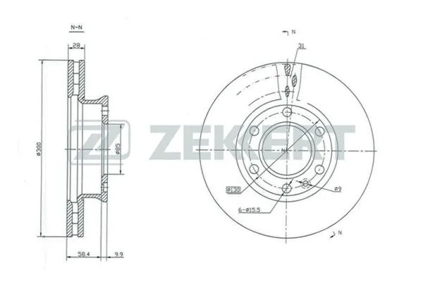 Brake Disc (BS-5256)
