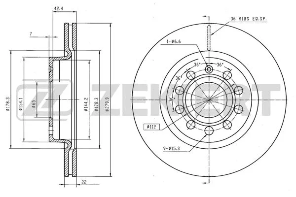 Brake Disc (BS-5041B)