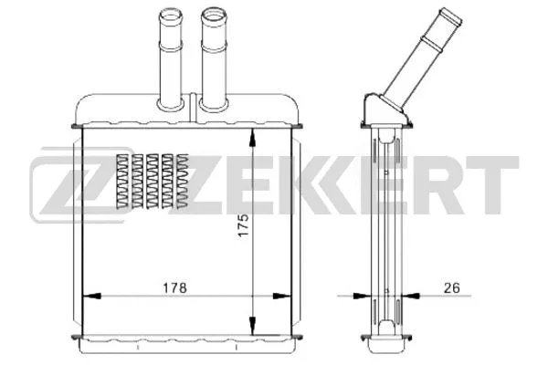 Heat Exchanger, interior heating (MK-5038)
