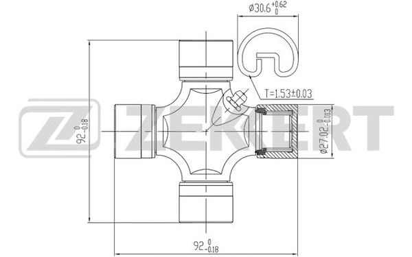 Joint, propshaft (KG-1053)