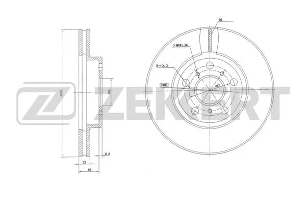 Brake Disc (BS-6055)