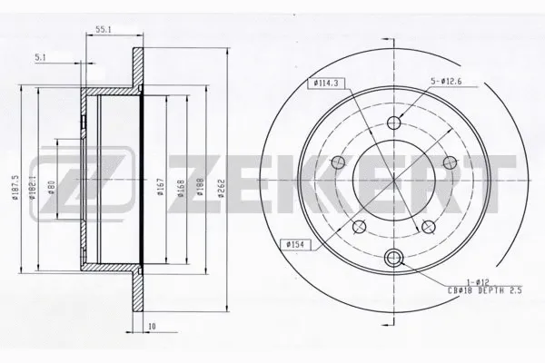 Brake Disc (BS-5135)