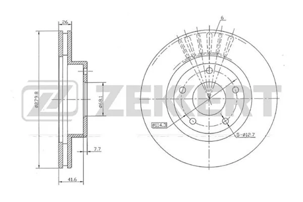 Brake Disc (BS-5796)