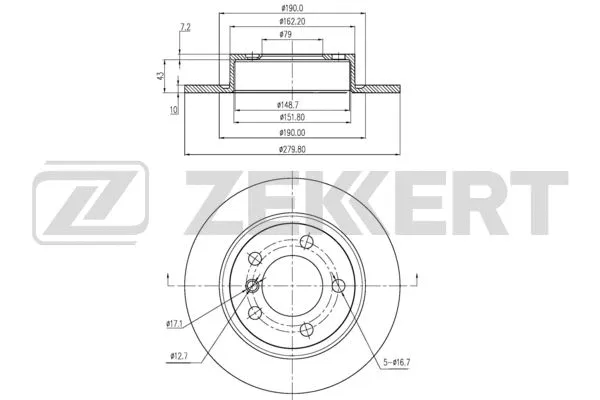Brake Disc (BS-6339)