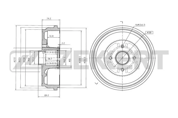 Brake Drum (BS-6265)