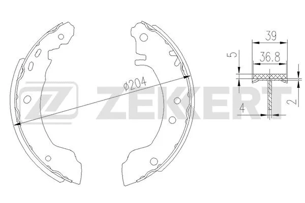 Brake Shoe Set