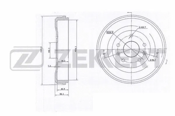 Brake Drum (BS-6113)