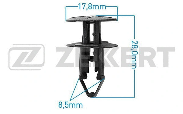 Clip, trim/protection strip (BE-3013)