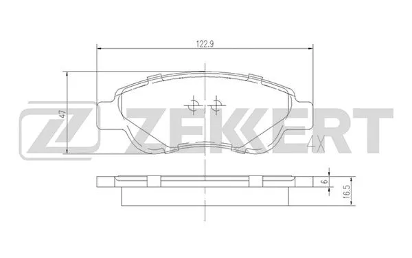 Brake Pad Set, disc brake (BS-1939)