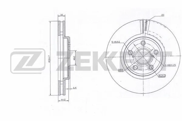 Brake Disc (BS-6070)
