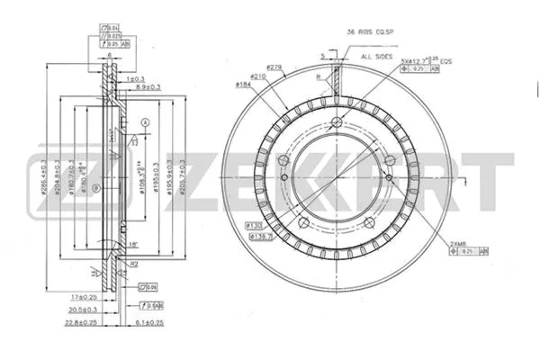Brake Disc (BS-5487)
