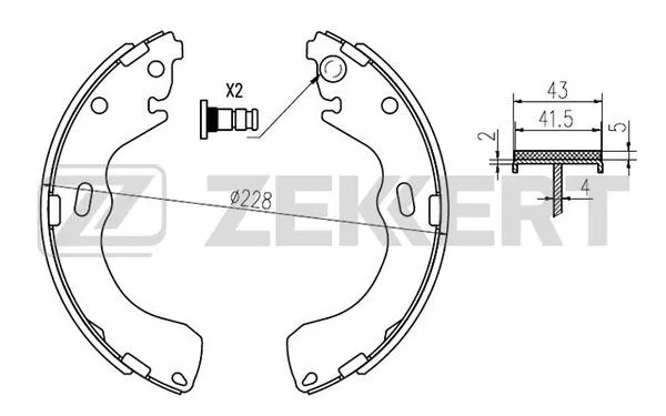 Brake Shoe Set