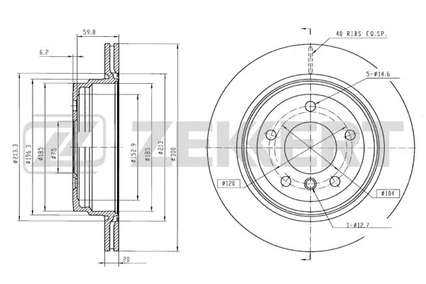 Brake Disc (BS-6007B)