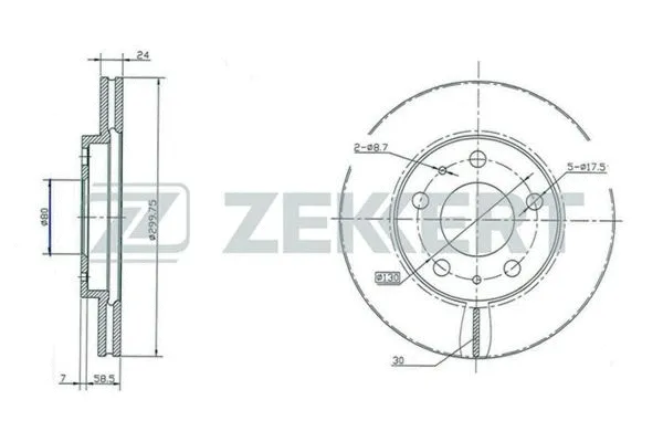 Brake Disc (BS-5153)