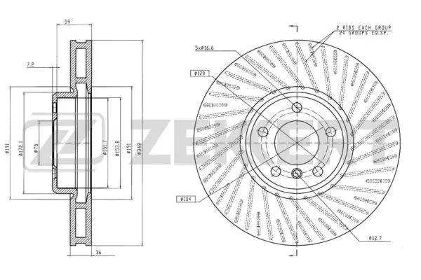 Brake Disc (BS-6258)