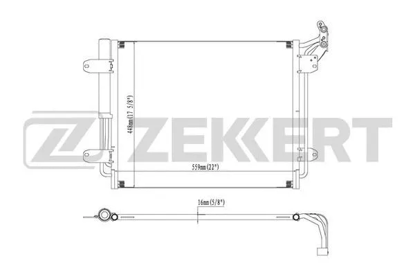 Condenser, air conditioning (MK-3170)