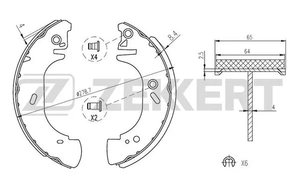 Brake Shoe Set