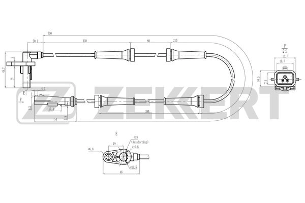 Sensor, wheel speed (SE-6201)